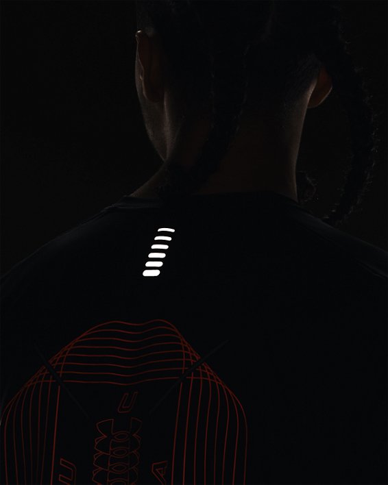 Men's UA Speed Stride Spot T-Shirt, Black, pdpMainDesktop image number 3